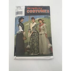 Simplicity 8375 Edwardian Titanic Era Walking Gown Costume Pattern 18-22 Uncut